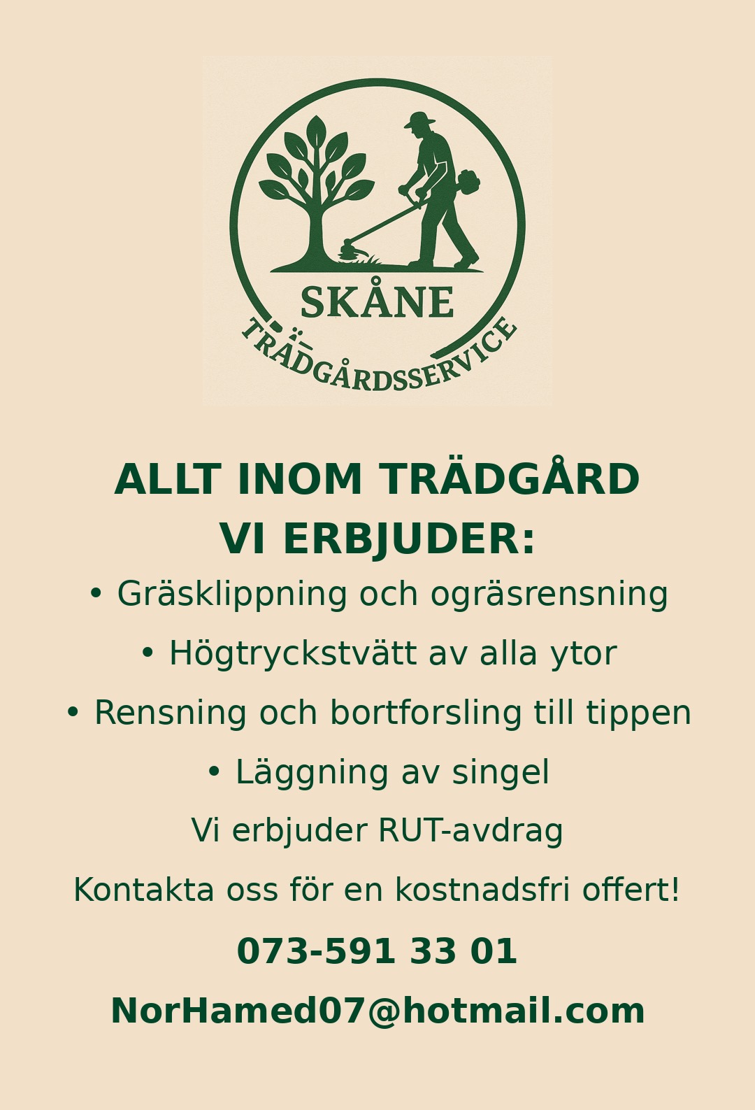 Professionell Trädgårdsskötsel i Lund